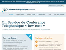 Tablet Screenshot of conferencetelephoniquegratuite.fr